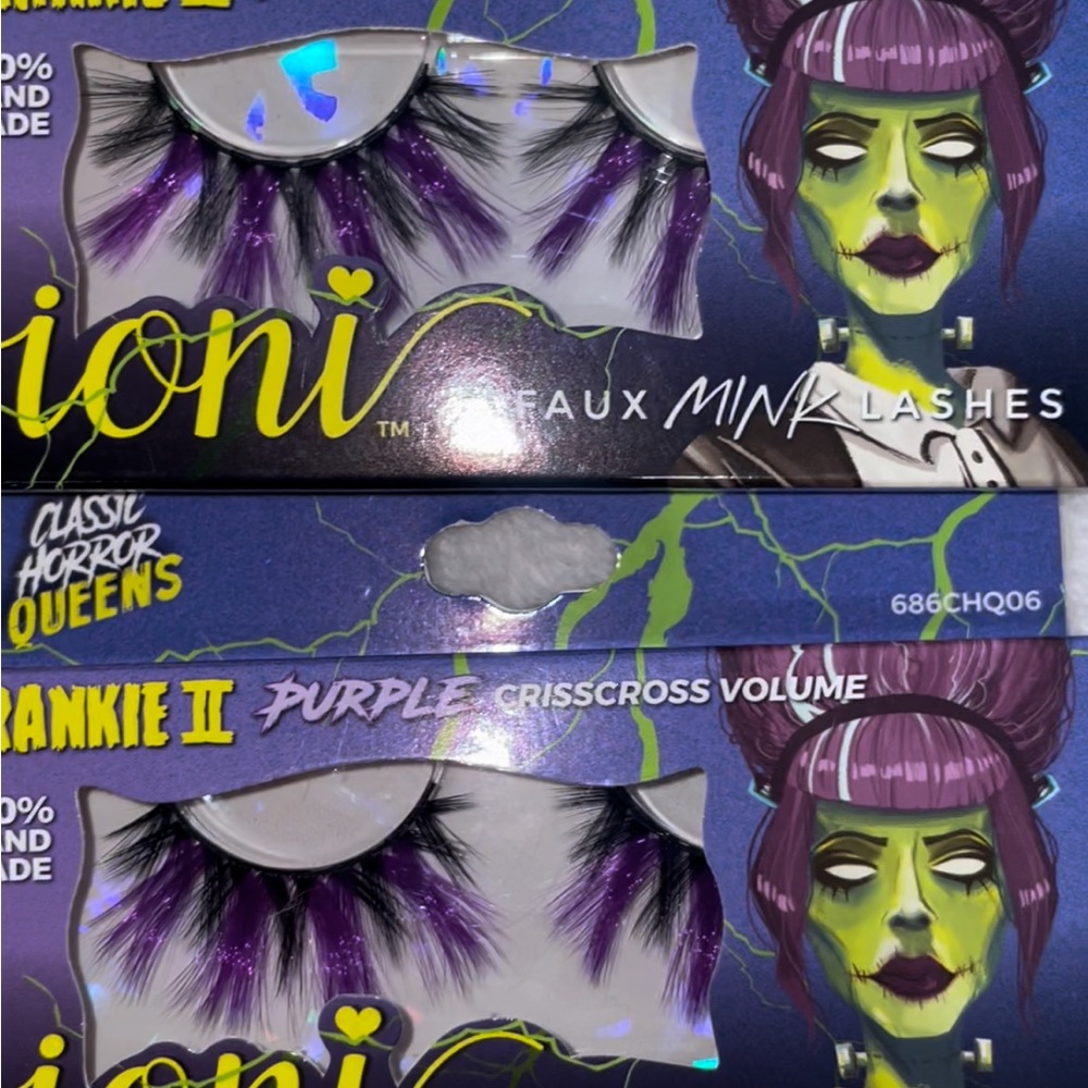 Ioni Purple Faux Mink Lashes
